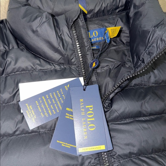 Ralph Lauren Black Puffer Jacket with Red Logo - Picture 11 of 14